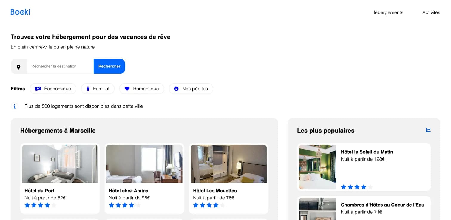 Projet : Booki-html_css Aperçu de Booki-html_css